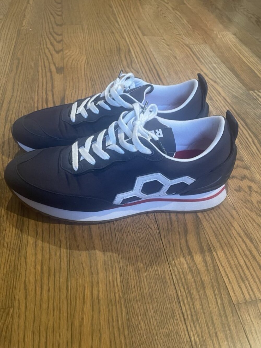 Rudis Mens Street Adult Lifestyle Shoes Sneakers Sz 9.5 Navy Blue Red Women 11